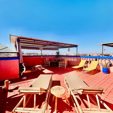 Apartment With Ac, Patio And Rooftop Appartement Climatise Avec Patio Et Toit Terrasse Marrakesh Extérieur photo