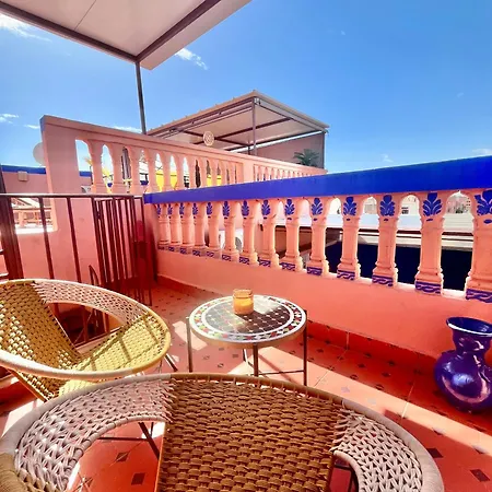 Apartment With Ac, Patio And Rooftop Appartement Climatise Avec Patio Et Toit Terrasse Marrakesh Extérieur photo