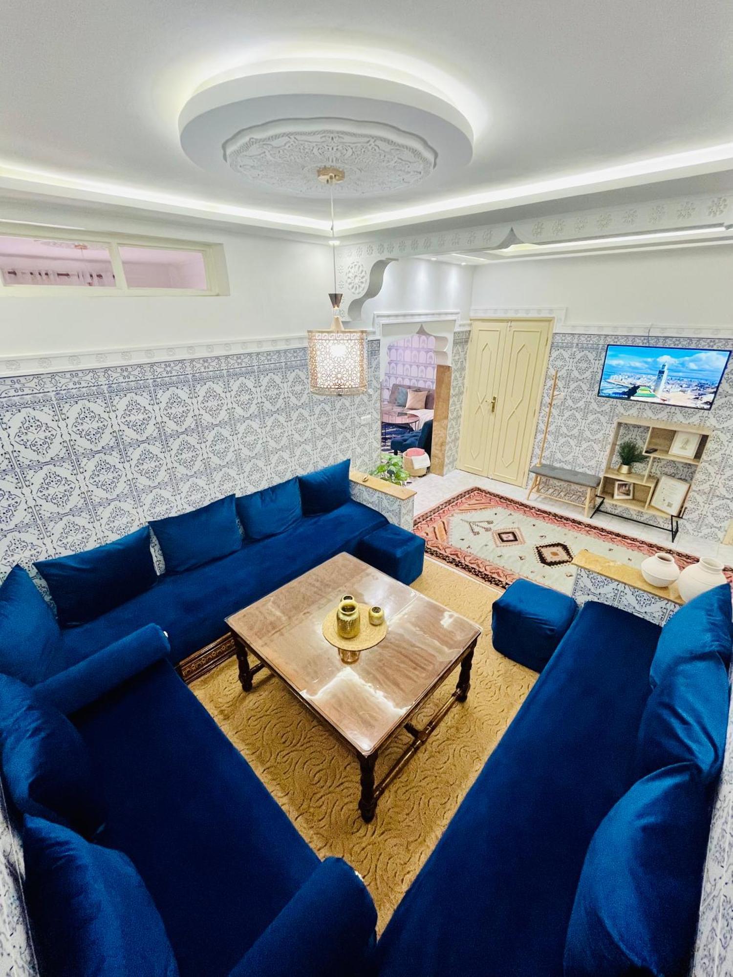 Appartement With Ac, Patio And Rooftop Climatise Avec Patio Et Toit Terrasse Marrakesh